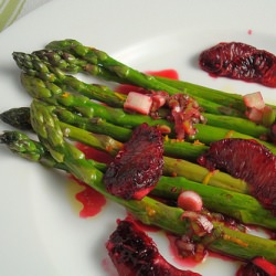 Asparagus with Blood Oranges