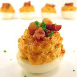 Smokey Deviled Eggs