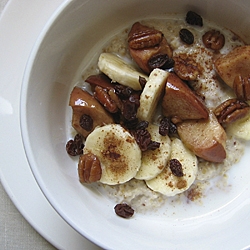 Oatmeal with Roasted Apples