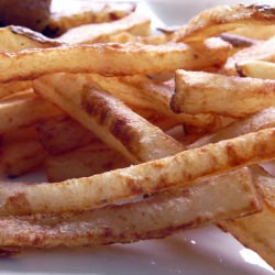 Steak, Fries and a Cesar Salad