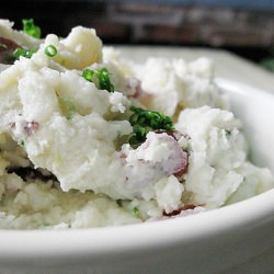 Smashed Potatoes with Chives