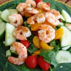 Shrimp Spinach Salad