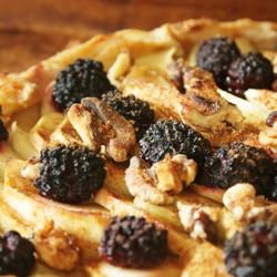 Apple and Blackberry Galette