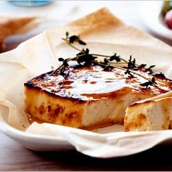 Roasted Feta with Thyme Honey