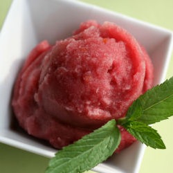 Pomegranate-Orange Sorbet