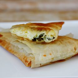 Feta & Mint Triangles