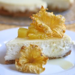 Cheesecake with Roasted Pineapple