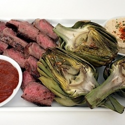 Steak and Artichoke Mixed Grill