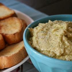 Fava Bean-Green Garlic Hummus