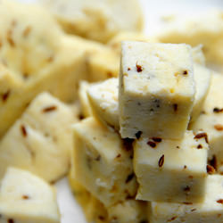 Paneer With Toasted Cumin Seeds