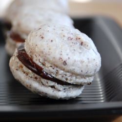 Hazelnut Chocolate Macarons