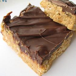 No Bake NutterButter Chocolate Bars