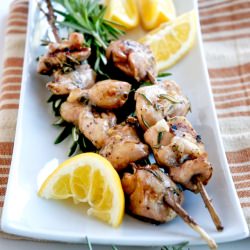 Rosemary Chicken Skewers