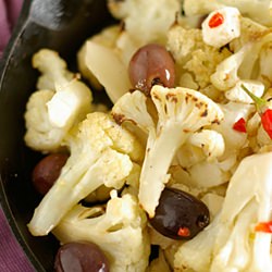 Chilli Roasted Cauliflower and Feta