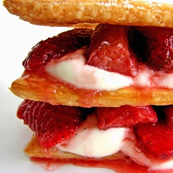 Strawberry Rhubarb Napoleon