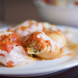 Stuffed Shells with Vodka Sauce