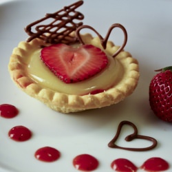 Strawberry Lemon Curd Tarts