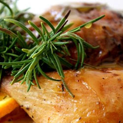 Orange Glazed Roasted Chicken