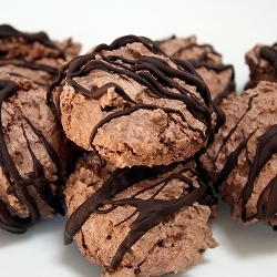 Chocolate Almond Macaroons