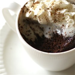 1-2-3 Chocolate Microwave Mug Cake