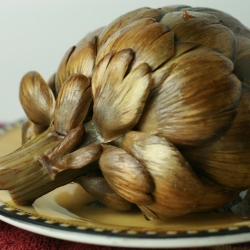 Quick Version Steamed Artichokes