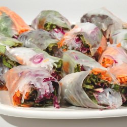 Spring Rolls with Peanut Sauce