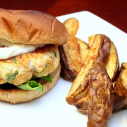 Thai Peanut Chicken Burgers