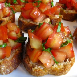 Bruschetta with Tomato and Basil