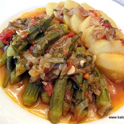 Okra and Potatoes Stew