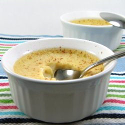 Baked Vanilla Custard with Nutmeg