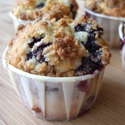 Blueberry Crumb Muffins