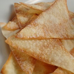 Baked Wonton Chips