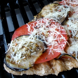 Grilled Eggplant Pizza