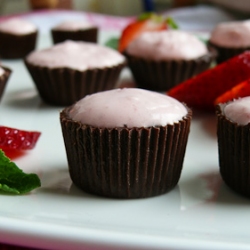 Chocolates with Strawberry Filling