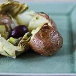 Potato Salad with Artichokes