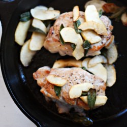 Pork Chops with Apple & Sage