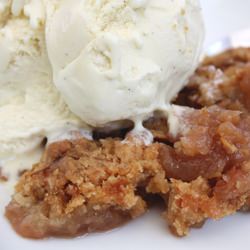 Rhubarb Apple Crisp