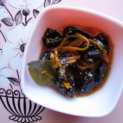 Pickled Prunes with Orange Zest