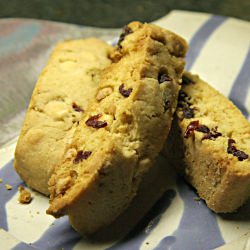 White Chocolate Cranberry Biscotti