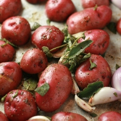 Sage Roasted Potatoes with Shallots