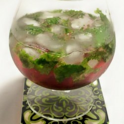 Tangy, Sweet Blueberry Mojitos