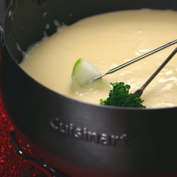 Hard Apple Cider Cheese Fondue