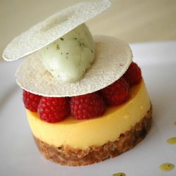 Raspberries and Lemon Dessert