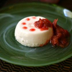 Toasted Almond Panna Cotta