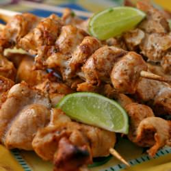 Salsa Chicken Skewers