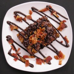 Chocolate Fudge Bacon Brownies