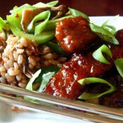 Mongolian Beef & Maitake Stir Fry