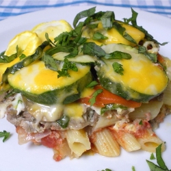 Beef and Vegetable Penne Casserole