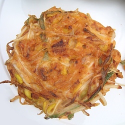 Korean Soybean Sprouts Pancake