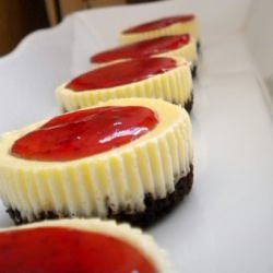 Mini Black Bottom Cheesecakes